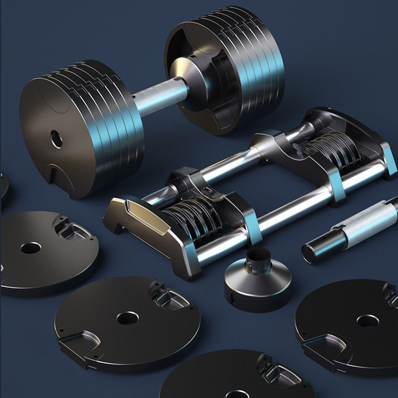 Adjustable Dumbbell Pair 40Kg - Jednoosobowa hantla z regulacją ciężaru w