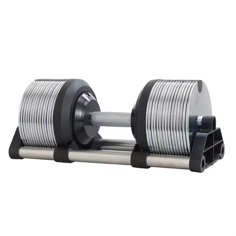 Adjustable Dumbbell Pair 40Kg - Bezpłatny zestaw obciążników 24 kg, regulowane