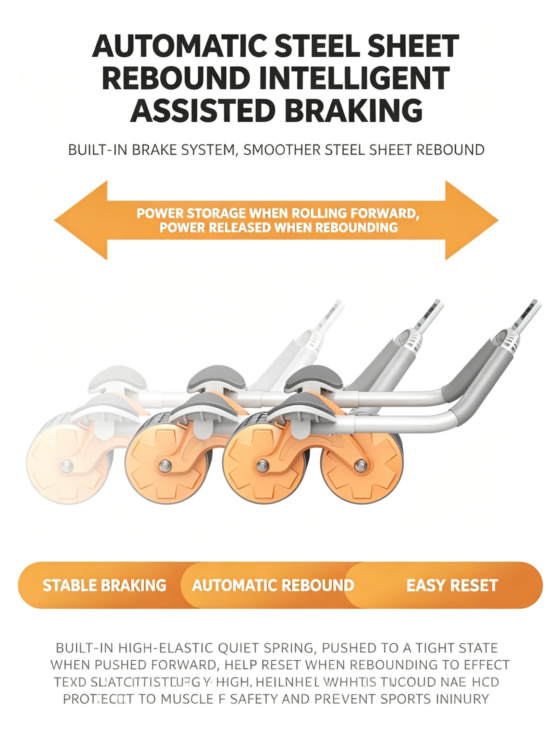 Wałek do ćwiczeń brzucha z pod – Ab Roller Wheel With Elbow Support recenzja i cena
