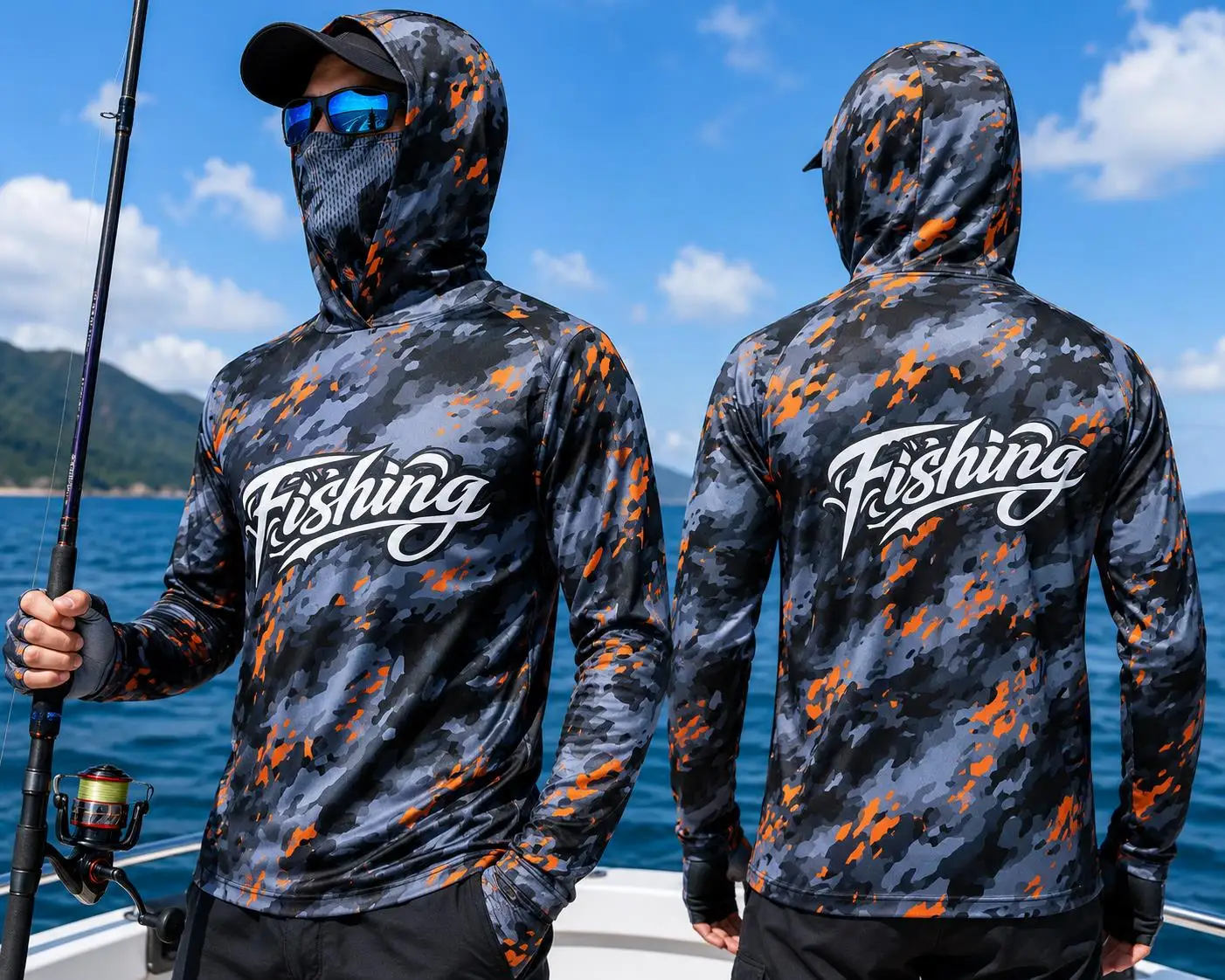 Męska koszulka z kapturem do w – Fishing recenzja i cena