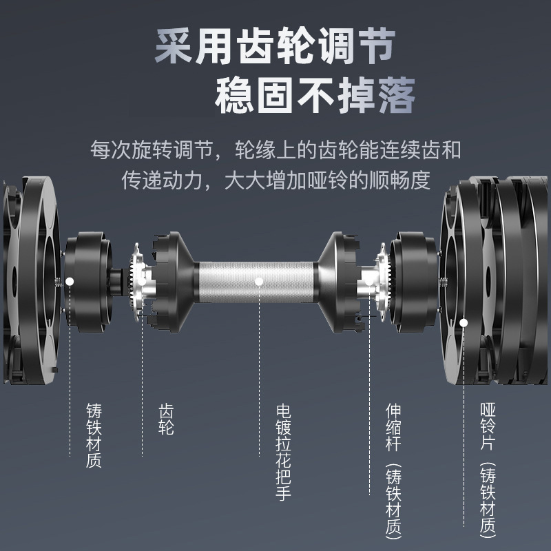 Jednoosobowa hantla z regulacj – Adjustable Dumbbell Pair 40Kg recenzja i cena
